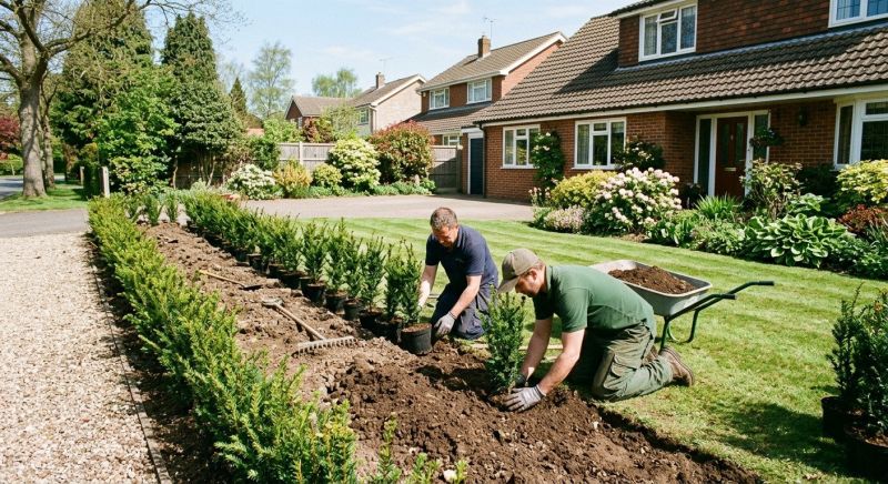 Privacy Shrub Planting in Ventura County, CA